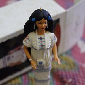 RARE Vintage 1996 Native American Barbie, "Dolls of the World" Keepsake Ornament